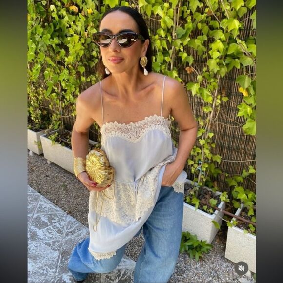 Nwt ZARA METALLIC SHELL CLUTCH - Picture 13 of 16